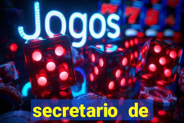 secretario de esporte salario