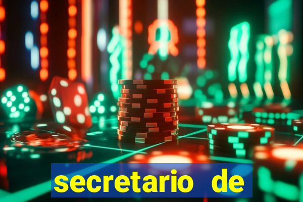 secretario de esporte salario