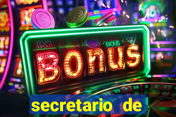 secretario de esporte salario