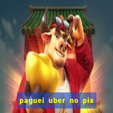 paguei uber no pix e nao achou motorista