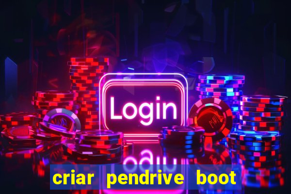 criar pendrive boot windows 10