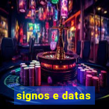 signos e datas