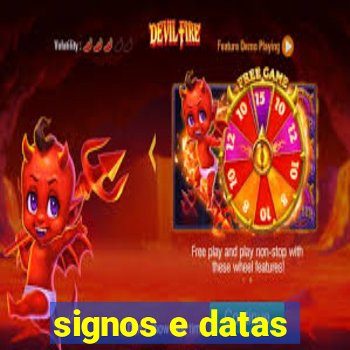 signos e datas