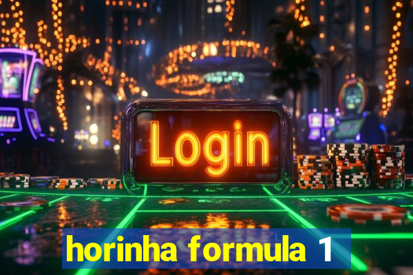 horinha formula 1