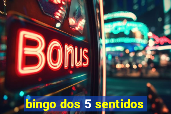 bingo dos 5 sentidos