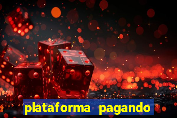 plataforma pagando fortune tiger