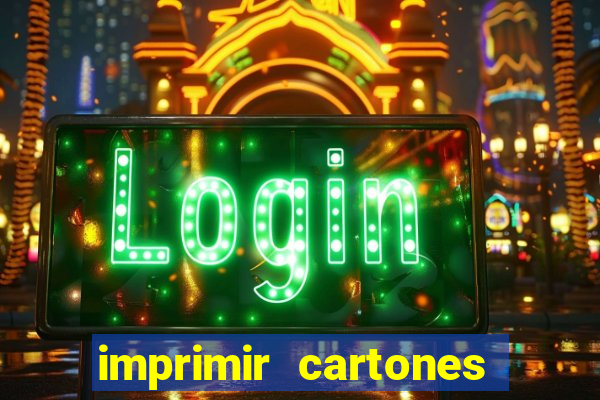 imprimir cartones de bingo