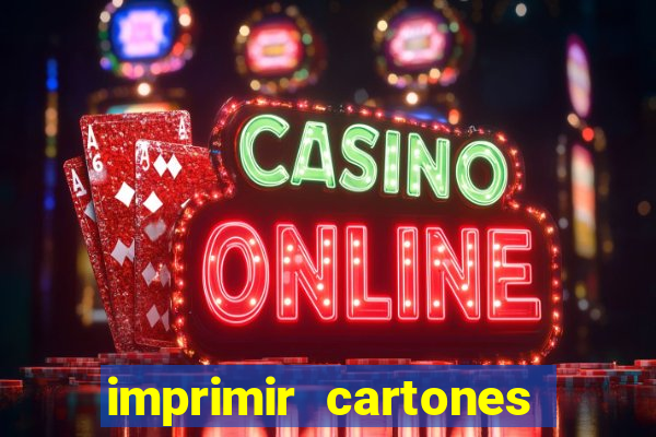 imprimir cartones de bingo