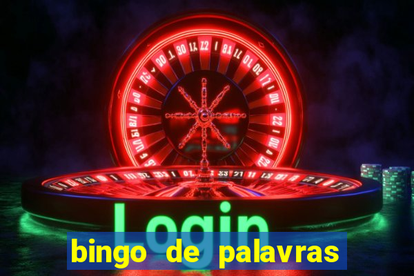 bingo de palavras de natal