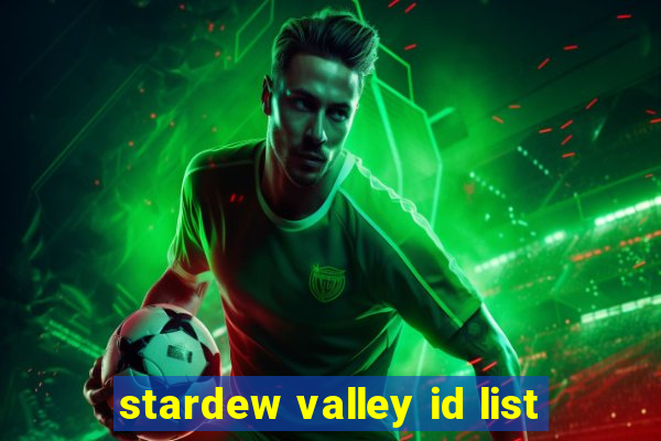 stardew valley id list