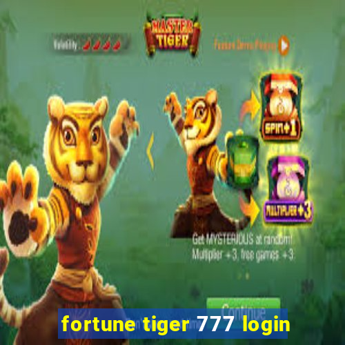 fortune tiger 777 login