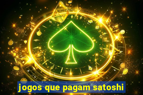 jogos que pagam satoshi