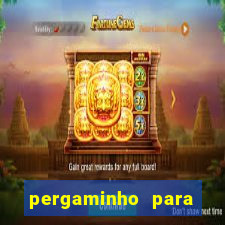 pergaminho para escrever dentro