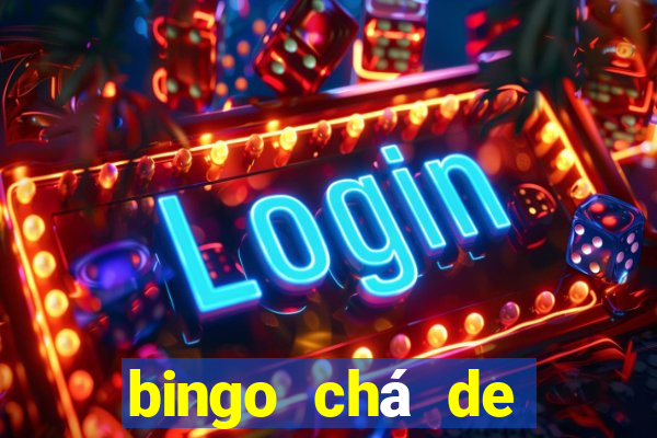 bingo chá de bebê excel