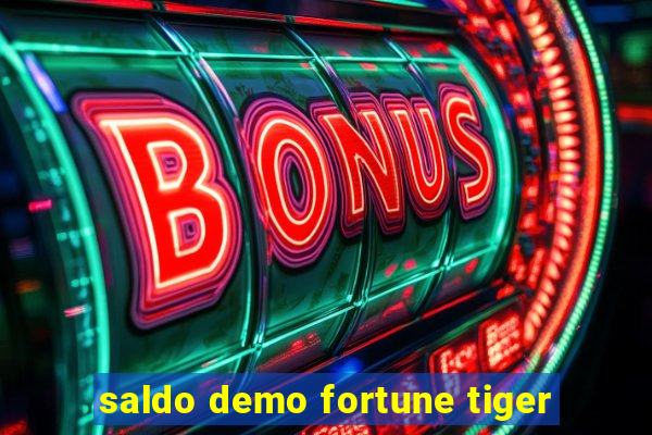 saldo demo fortune tiger