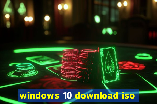 windows 10 download iso