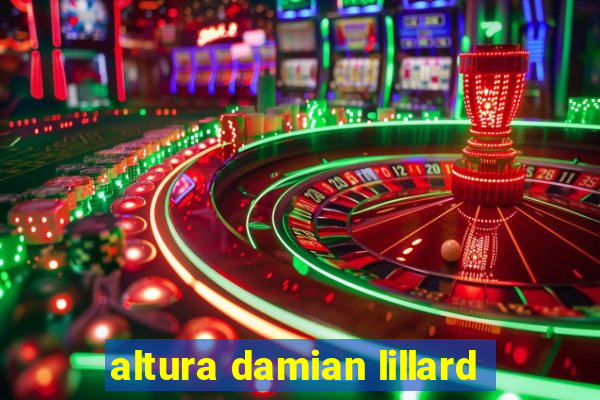 altura damian lillard