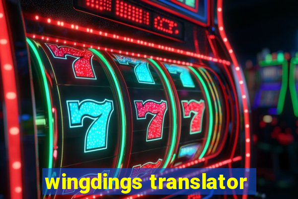 wingdings translator