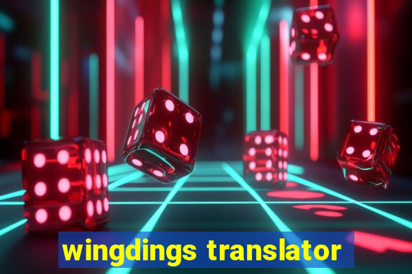 wingdings translator