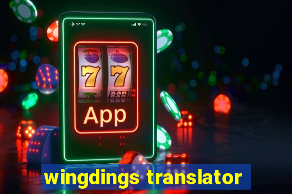 wingdings translator