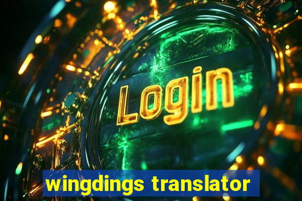 wingdings translator