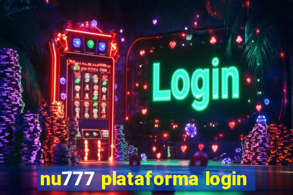 nu777 plataforma login