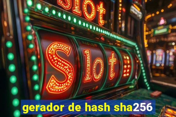 gerador de hash sha256