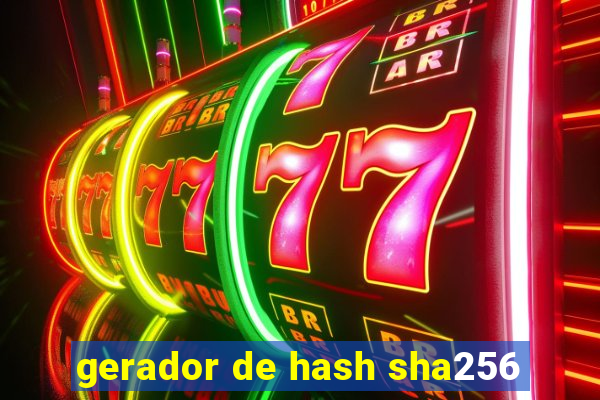 gerador de hash sha256