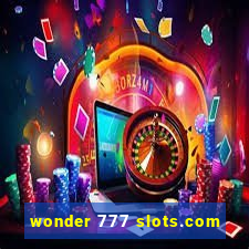 wonder 777 slots.com