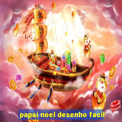 papai noel desenho facil