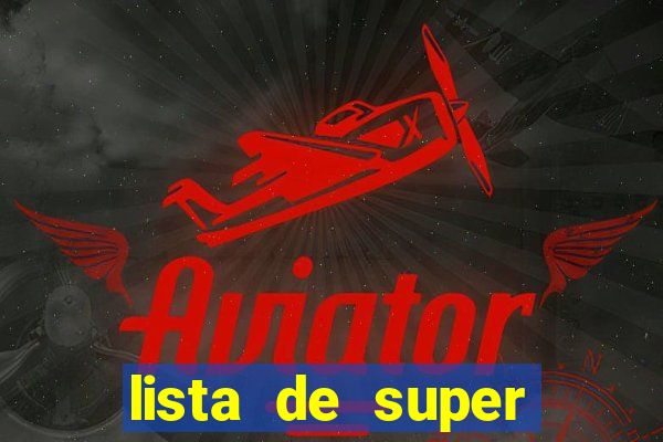 lista de super herois de a a z