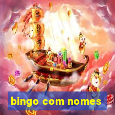 bingo com nomes