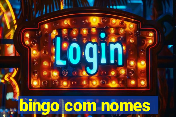 bingo com nomes