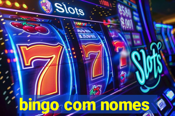 bingo com nomes