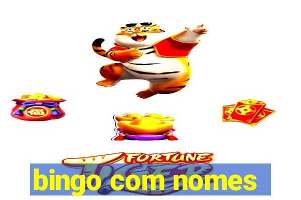 bingo com nomes