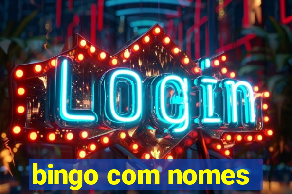 bingo com nomes