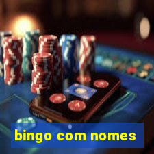 bingo com nomes