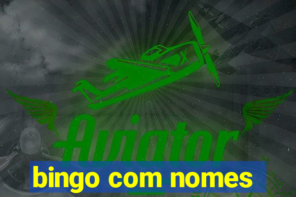 bingo com nomes