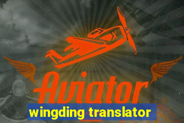 wingding translator