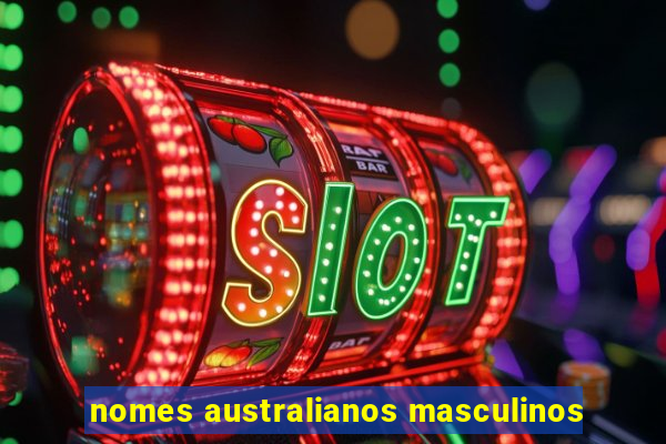 nomes australianos masculinos