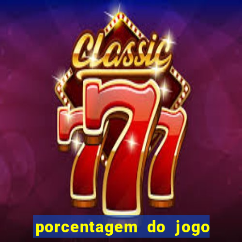 porcentagem do jogo fortune tiger