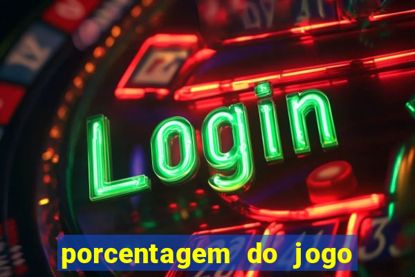 porcentagem do jogo fortune tiger