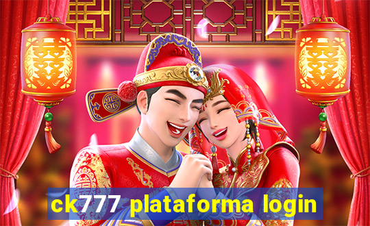 ck777 plataforma login