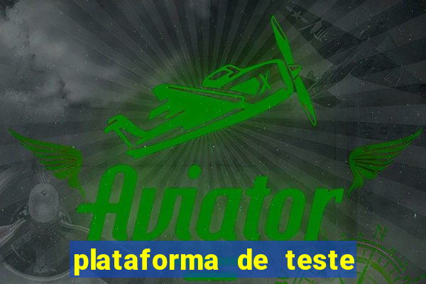 plataforma de teste pg demo