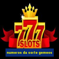 numeros da sorte gemeos