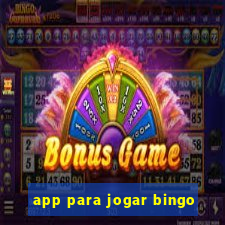 app para jogar bingo