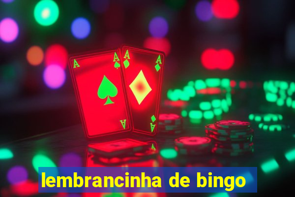 lembrancinha de bingo