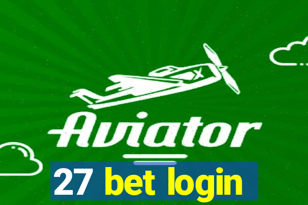 27 bet login