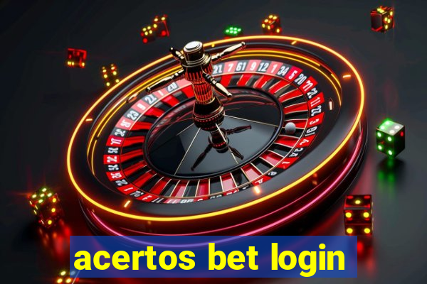 acertos bet login