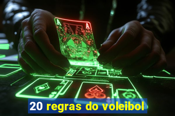 20 regras do voleibol